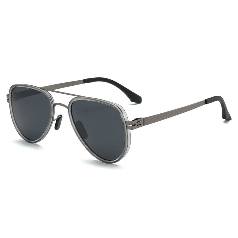 Women Aviator Sunglasses with robust metal frame and polarized lenses Kalsten
