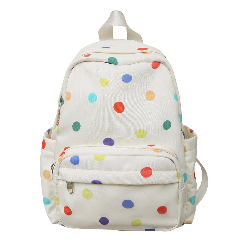 Star-Print Multi-Pocket Backpack Kalsten