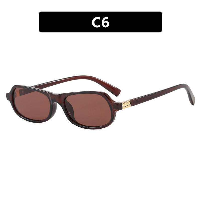 Ladies stylish fashionable sunglasses with golden accents Kalsten