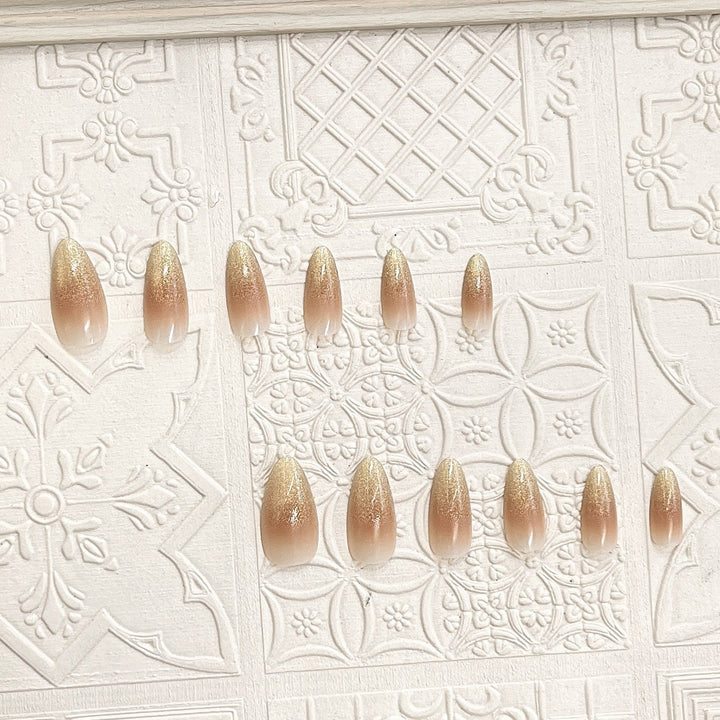 Premium Glitter Ombre Press-On Nails Kalsten