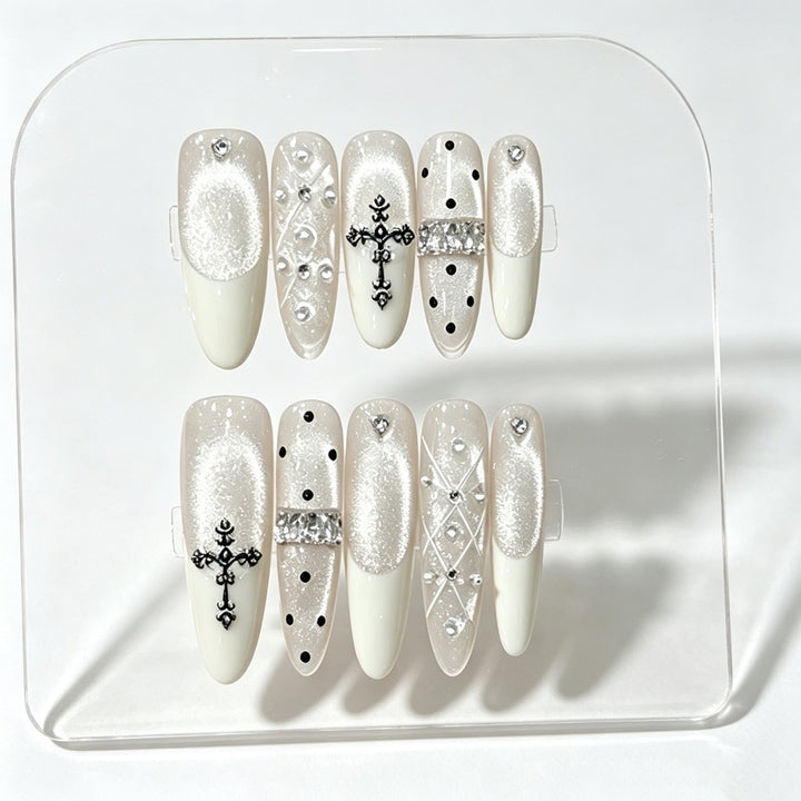 Decorative Nail Art Press-On Set Kalsten 1787314135
