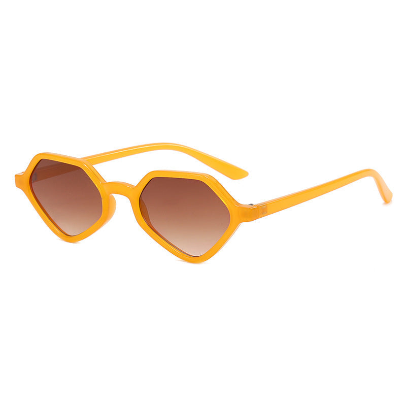 Women's Geometric Design Sunglasses with Mirrored Lenses Kalsten