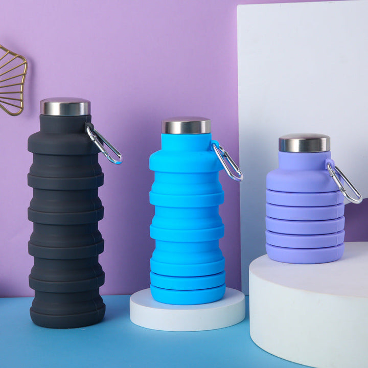 Women collapsible silicone drinking bottle Kalsten