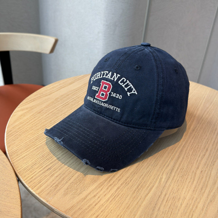 Men's Distressed Cotton Baseball Cap Kalsten 1784270269