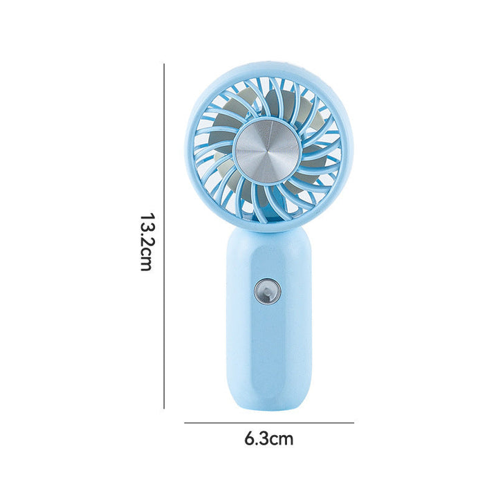Women Portable Mini Hand Fan with Ergonomic Design and USB Charging Function Kalsten