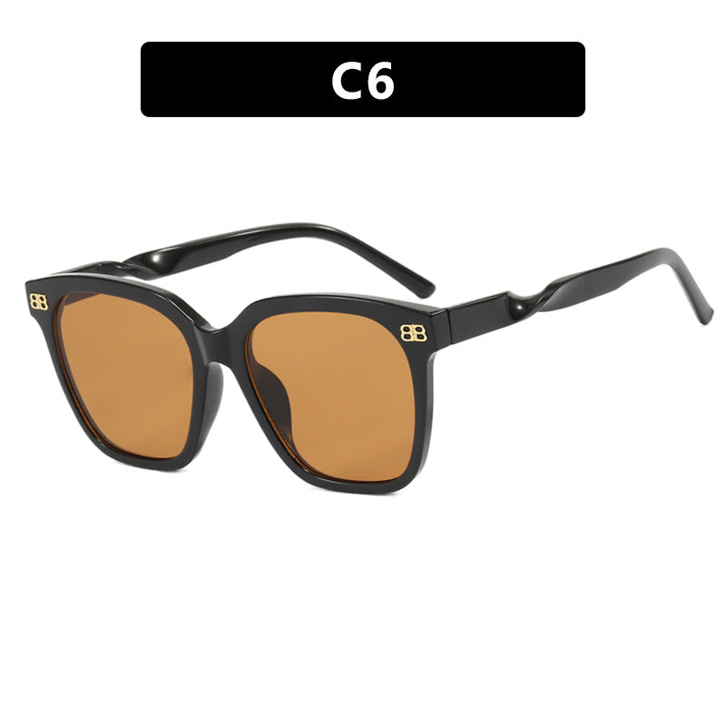 Women square sunglasses with elegant frame structure and UV protection Kalsten