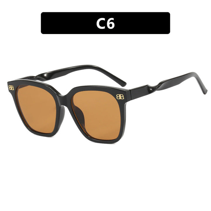 Women square sunglasses with elegant frame structure and UV protection Kalsten