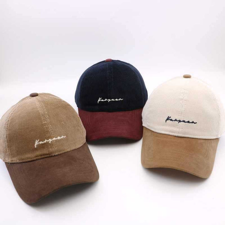 Unisex Textured Corduroy Baseball Cap Kalsten