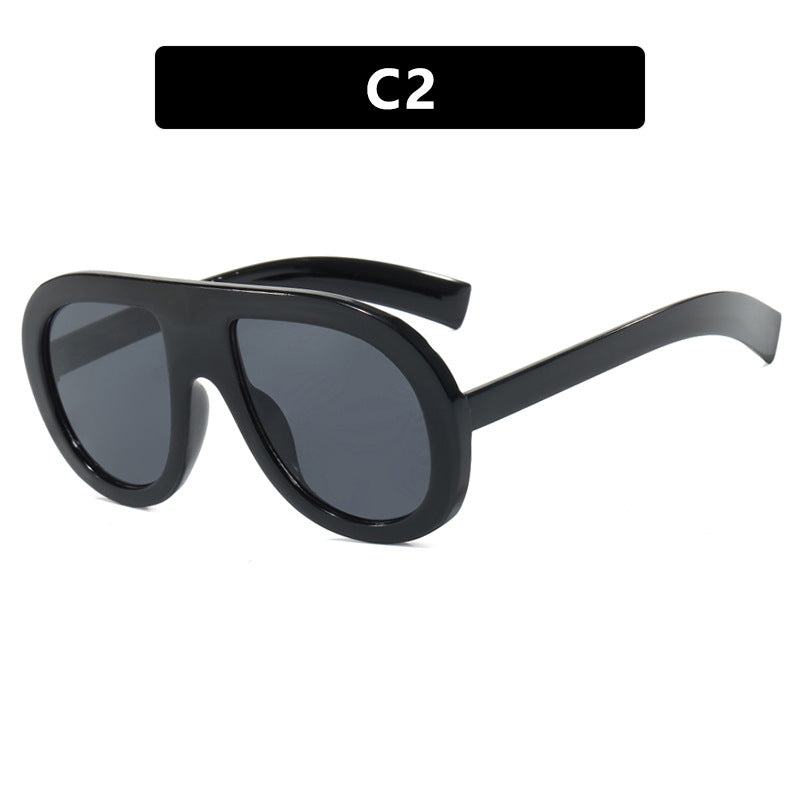 Ladies oversized sunglasses in futuristic design Kalsten