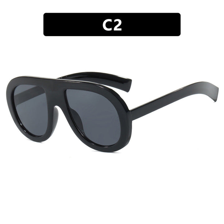 Ladies oversized sunglasses in futuristic design Kalsten