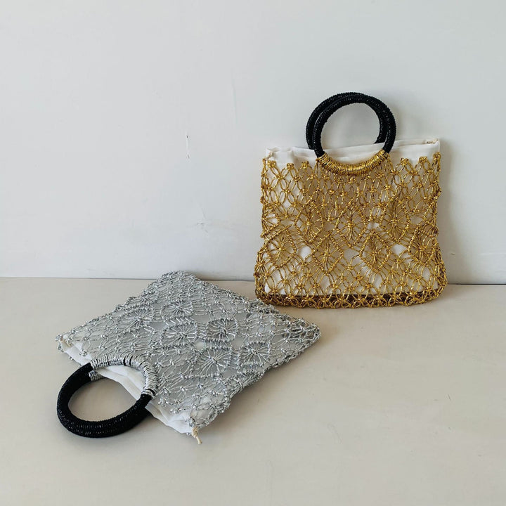 Stylish net handbag Kalsten