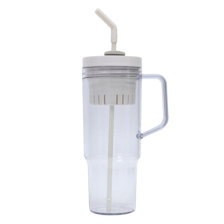 Ladies drinking cup with integrated filter and handle Kalsten