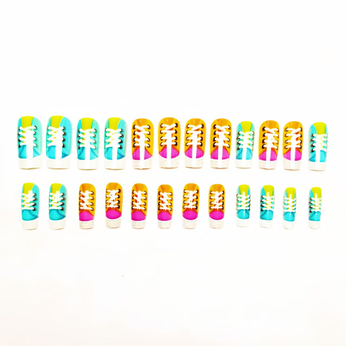 Fun Creative Sneaker Nail Art Acalora