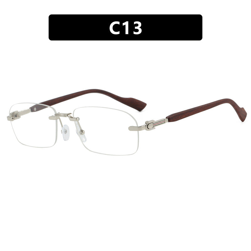 Women's sunglasses with elegant metal frame and stylish wood details Kalsten
