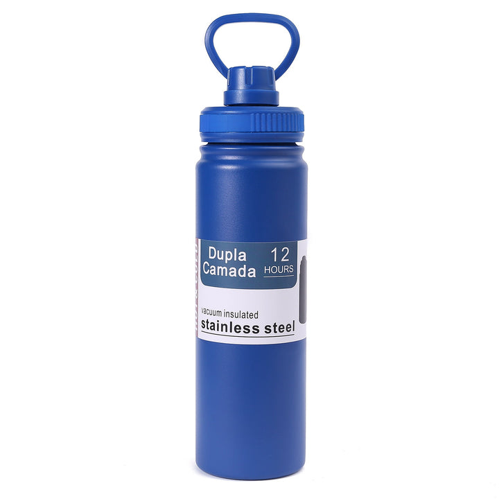 Ladies stainless steel vacuum water bottle with ergonomic handle Kalsten