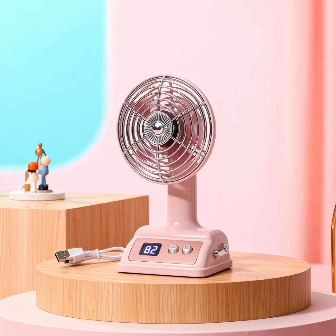 Women Portable Table Fan with Digital Control Kalsten