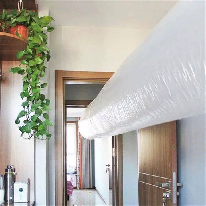 Unisex One Size Slanted Air Outlet Deflector for Wall-Mounted Split Units with Adhesive Joint and Flexible Plate Kalsten