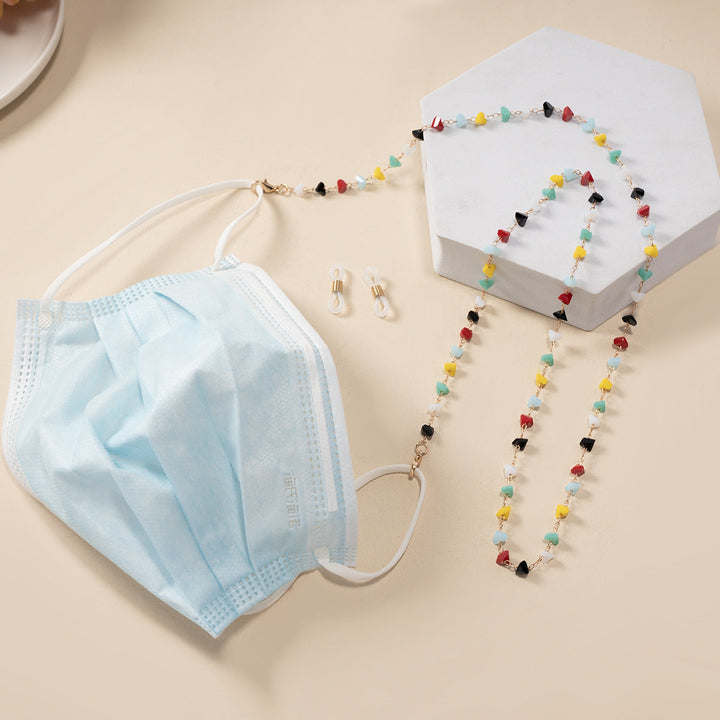 Chic Geometric Beaded Eyewear Holder kalsten