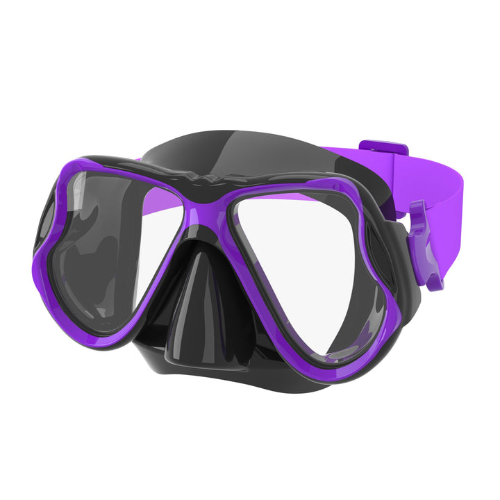 High-quality diving mask with flexible silicone rim and wide field of view Kalsten