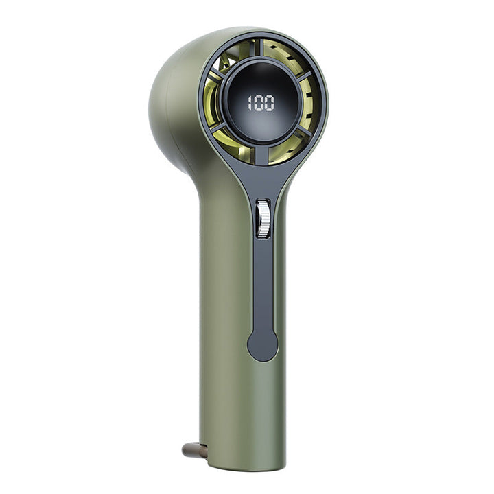 Women Portable High-Performance Hand Fan with Digital Speed Indicator Kalsten