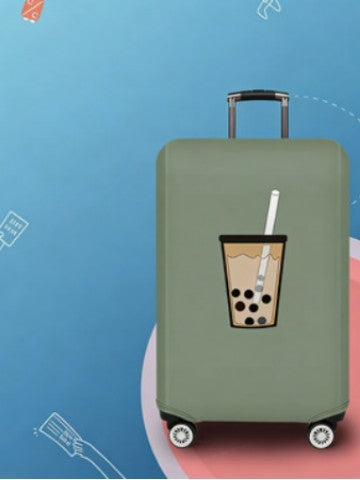 Unisex non-elastic Luggage protective cover with eye-catching design and water-repellent coating Kalsten