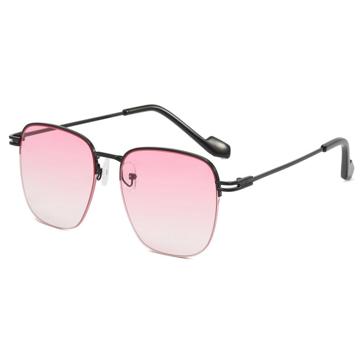 Women Designer Glasses with Square Frame and Glossy Metal Structure Kalsten