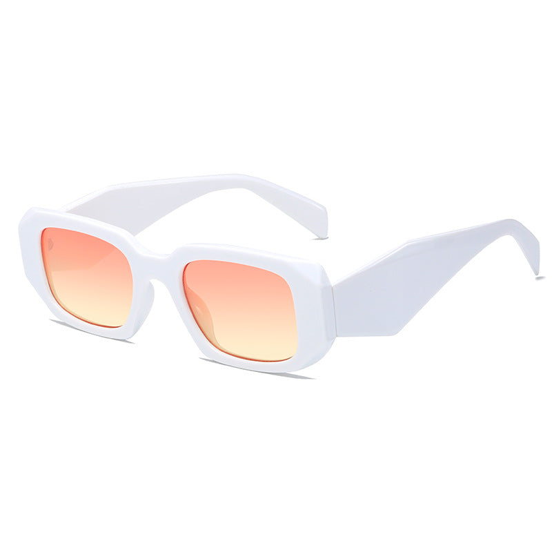 Women’s square designer sunglasses with modern accented frame Kalsten