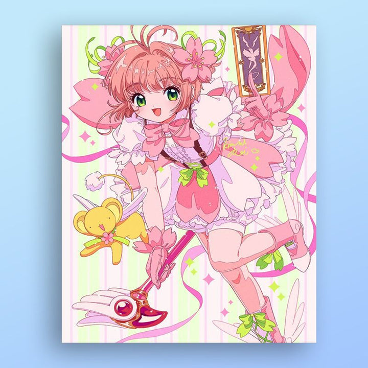 Anime-Inspired Illustration Art Print Kalsten