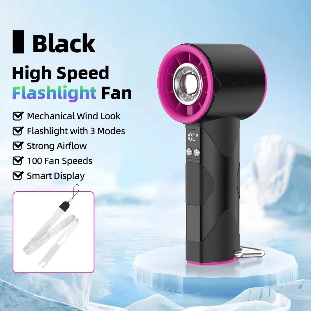 Ladies high-speed fan with flashlight Kalsten