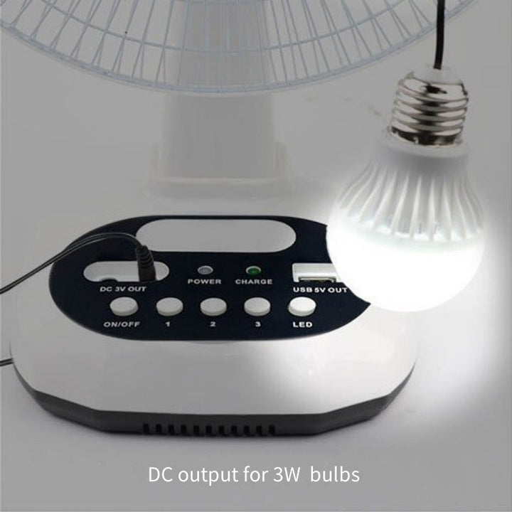 Ladies portable solar table fan with high capacity and long battery life Kalsten