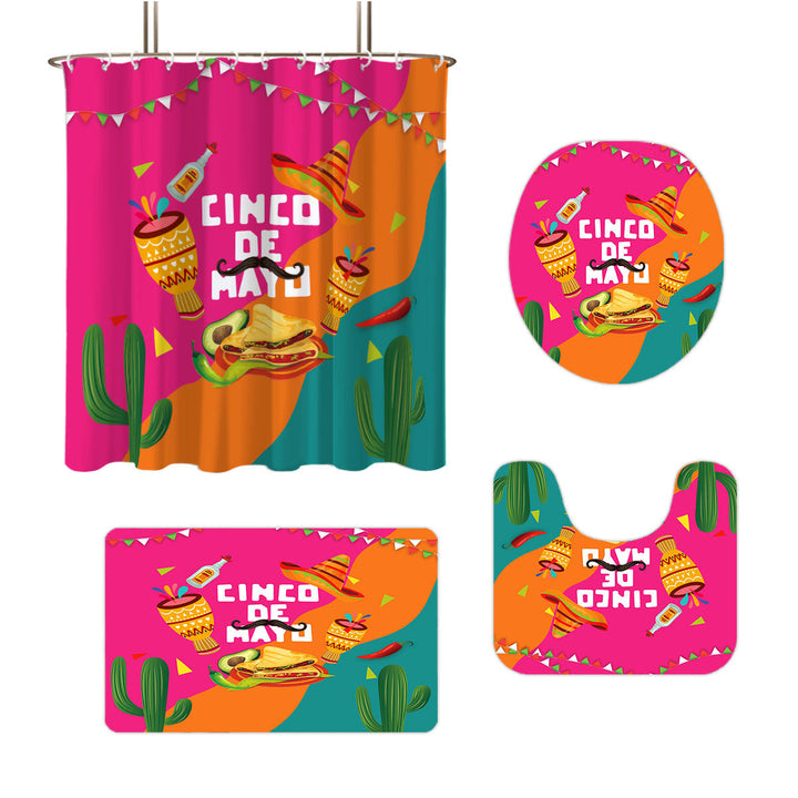 Cinco de Mayo-Themed Complete Bathroom Set Kalsten