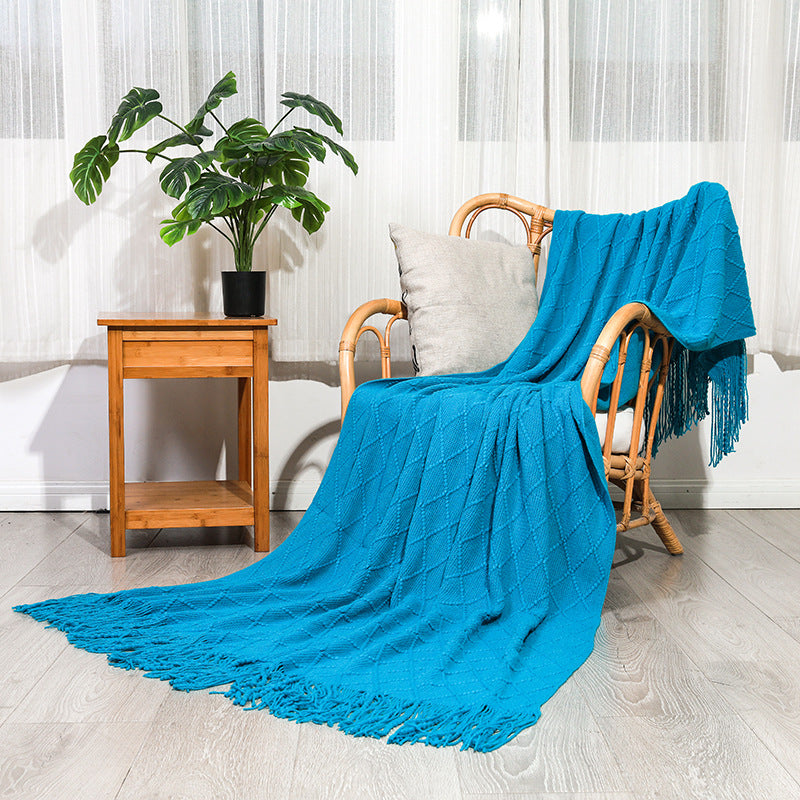 Cozy Knitted Throw