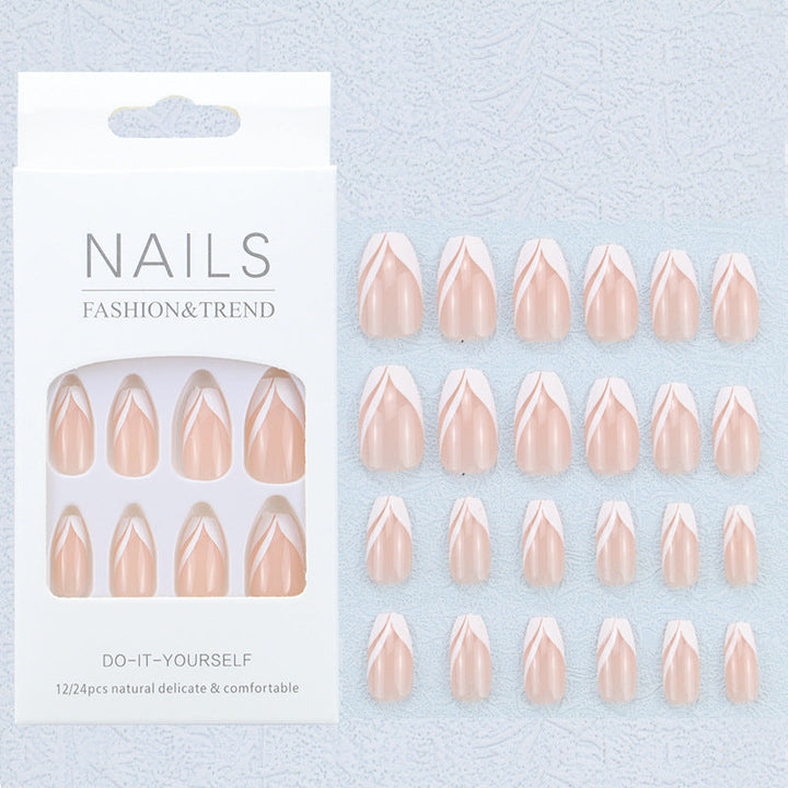 Artistic Graphic Press-On Nail Set Kalsten