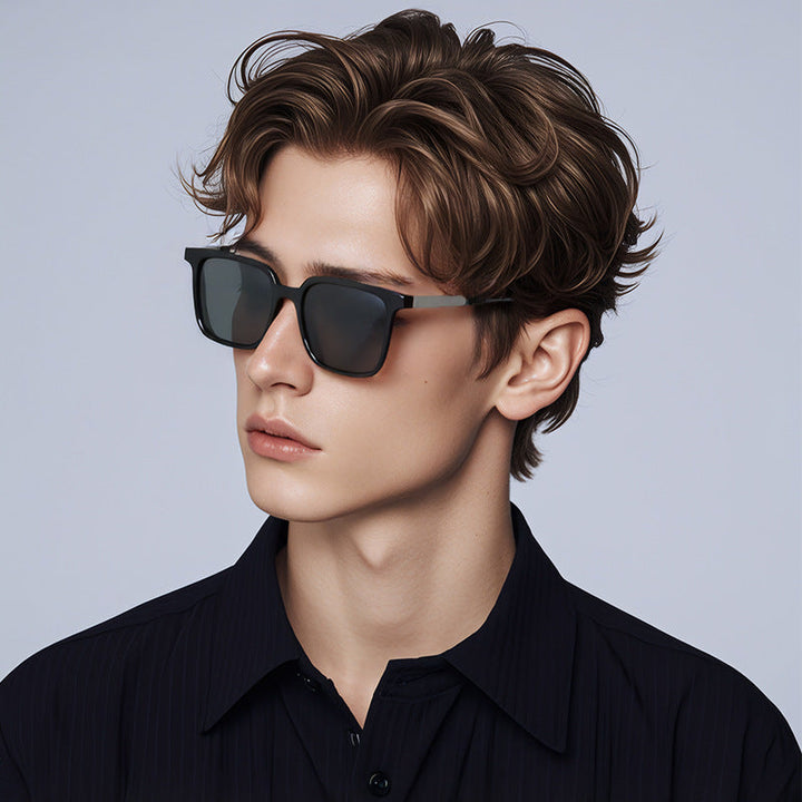 Men's Modern Square Frame Sunglasses Kalsten