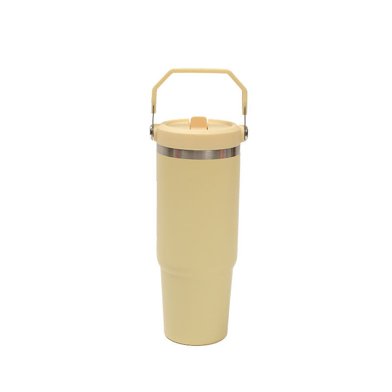 Unisex insulated cup with stable handling and practical folding device Kalsten