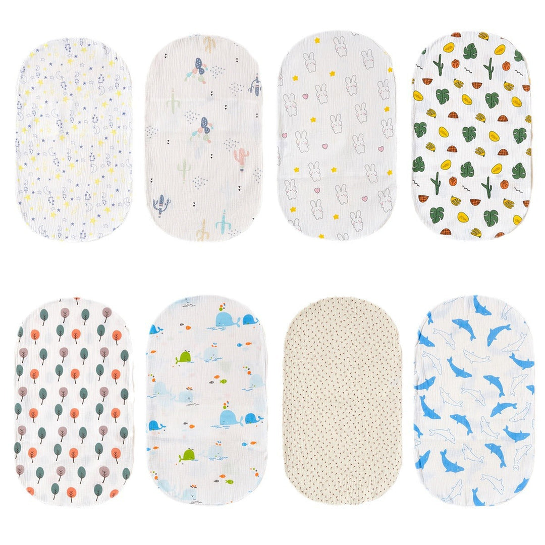 Cotton Muslin Crib Mattress Protector kalsten