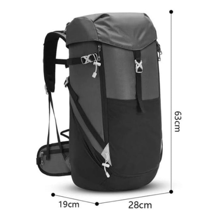 Outdoor backpack with waterproof fabric and many practical compartments Kalsten