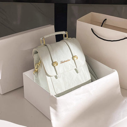 Vintage-Inspired Structured Mini Backpack Acalora