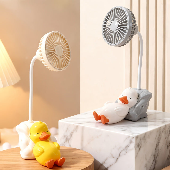 Ladies table fan in cute duck design Kalsten