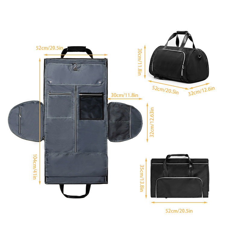 Elegant Travel Bag with Integrated Clothing Protection Kalsten