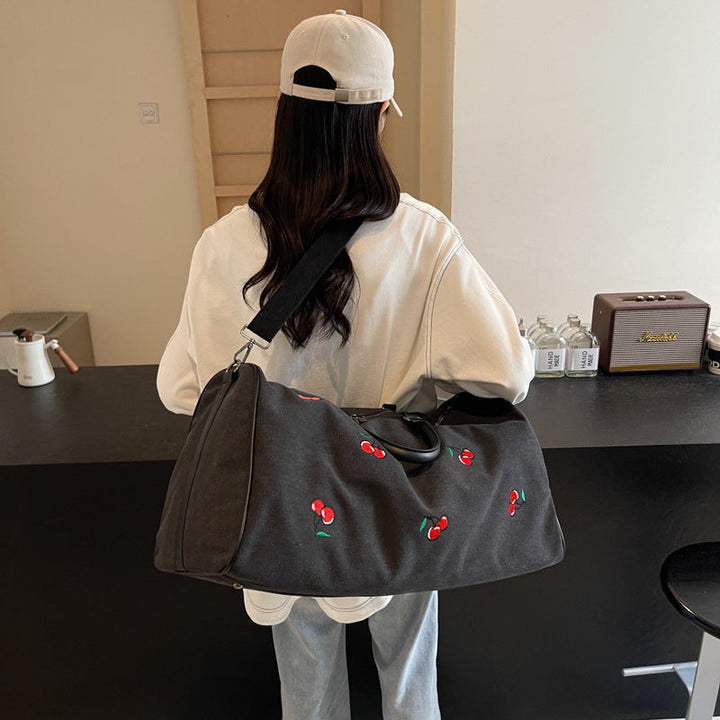 Elegant Embroidered Travel Duffle Bag Kalsten