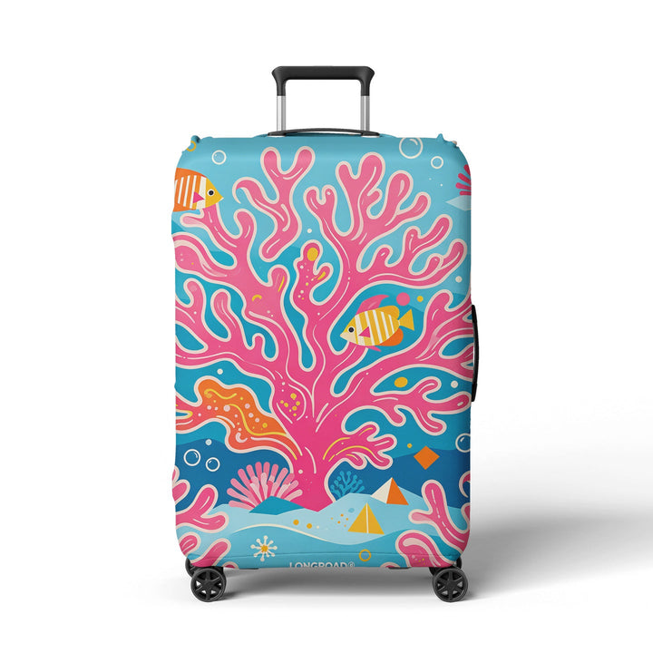 Women's suitcase sock with colorful coral design Kalsten