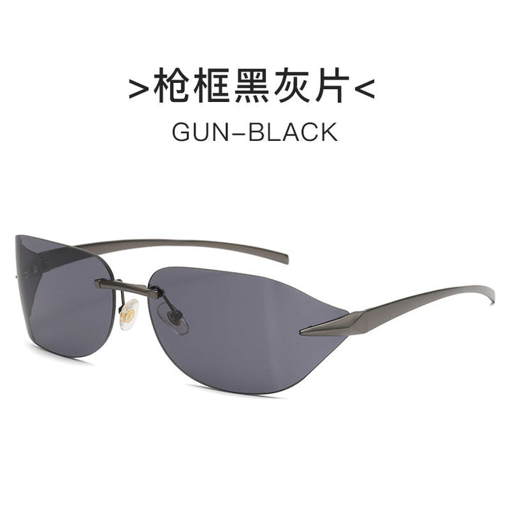 Women futuristic sunglasses with elegant minimalist design Kalsten