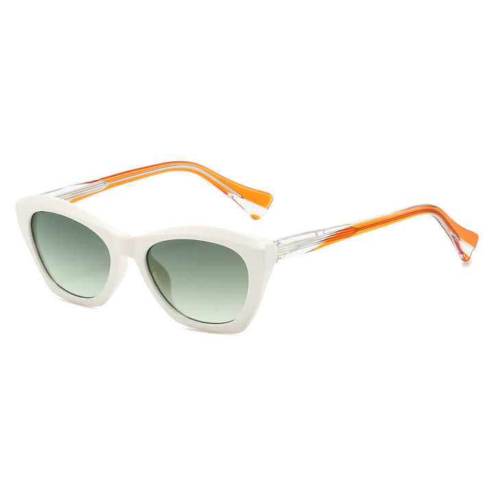 Women's Cat-Eye Sunglasses with Transparent and Colored Details Kalsten