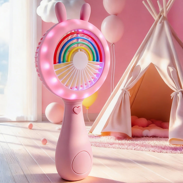 Unisex Portable Mini Fan in Cute Bunny Design Kalsten