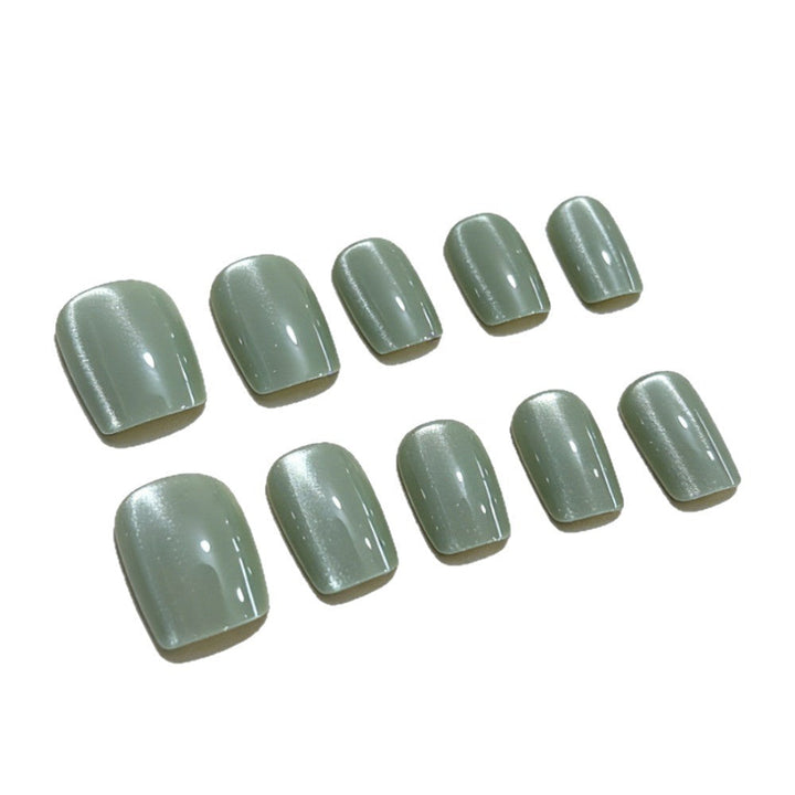 Artifici Nails with Elegant Satin Finish and Modern Design Kalsten