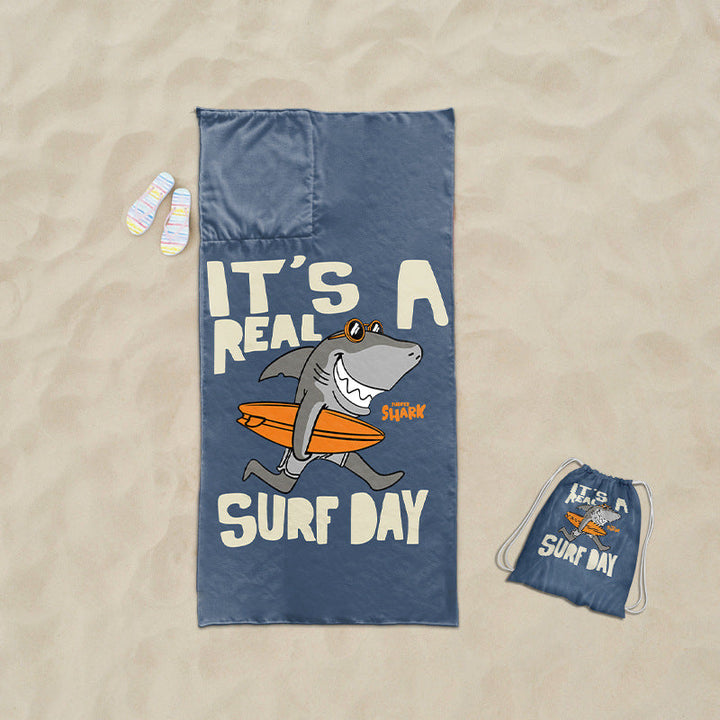 practical beach towel with integrated tote bag design Kalsten
