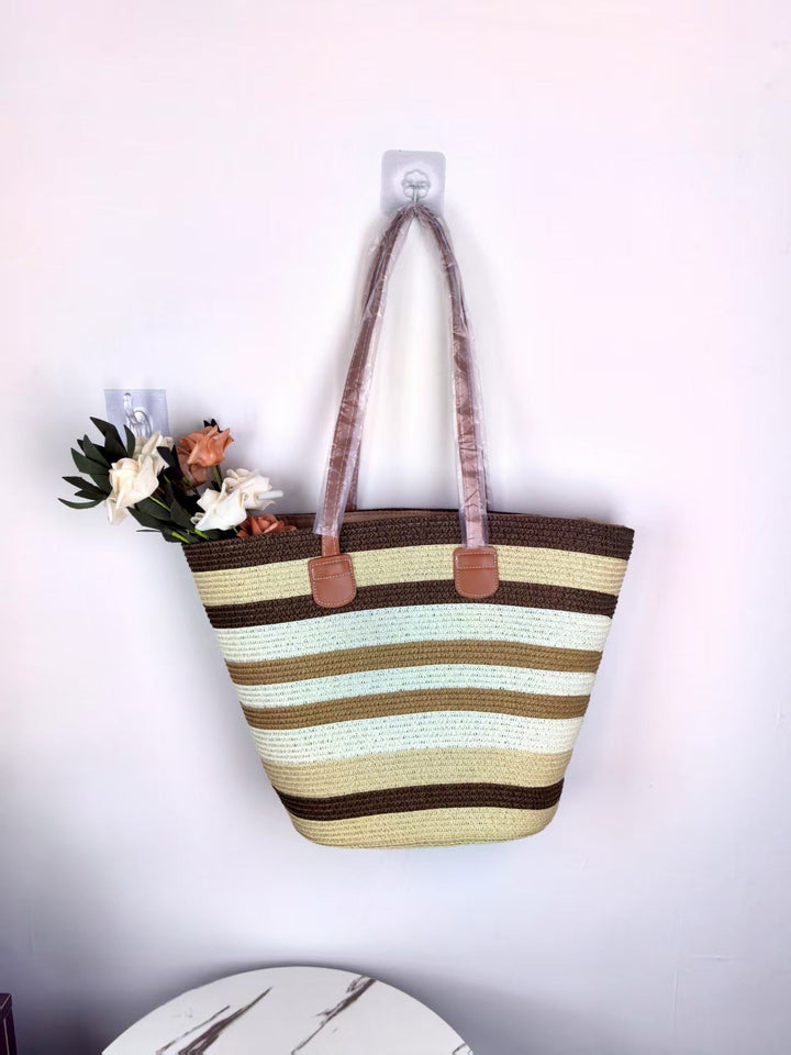 Summery beach bag and sun hat Kalsten