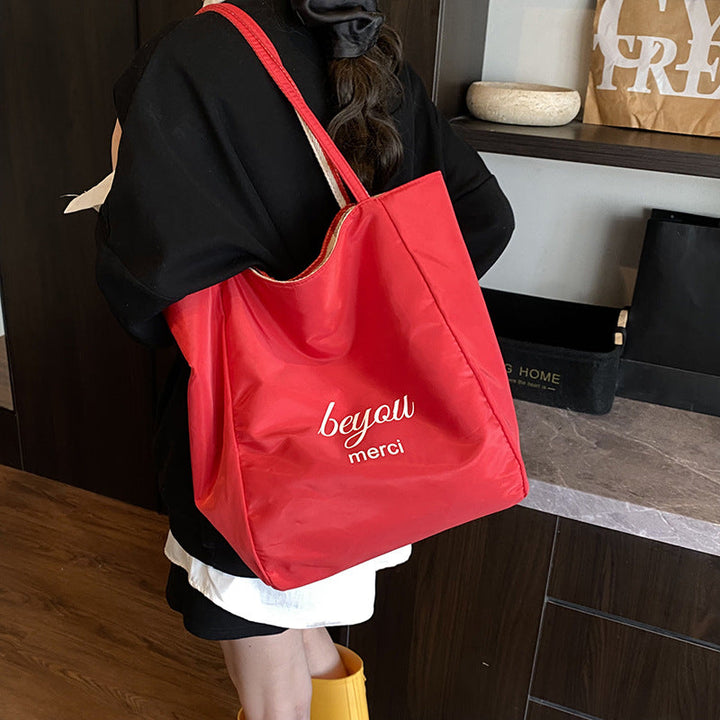 Casual Striped Beach Tote Kalsten