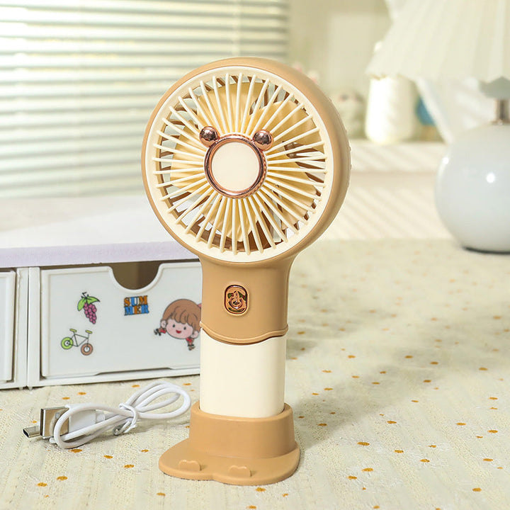 Ladies Portable Handheld Fan with Cute Animal Design Kalsten